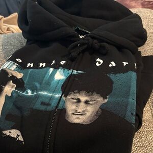 Graveyard  goods zip up Graphic Hoodie medium